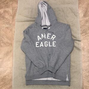 American Eagle Outfitters Light Gray Hoodie